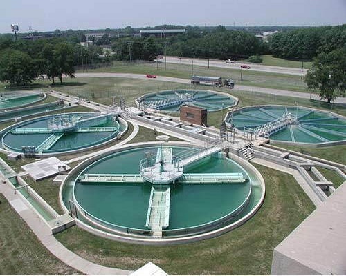 Water treatment plant cleaning